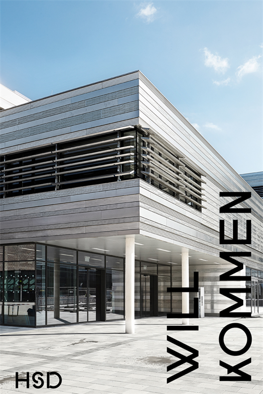 Picture shows a new building at campus Derendorf Düsseldorf